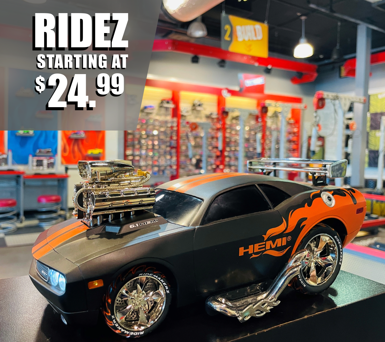 Build and customize your own toy car! Fun for the entire family